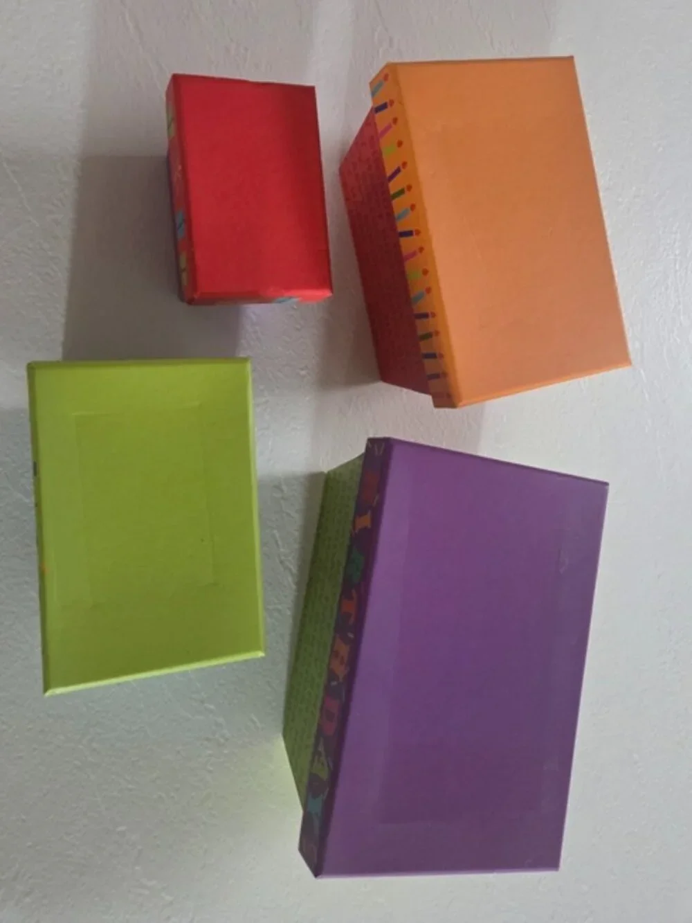 Colorful Happy Birthday Stacking Gift Boxes (4)
